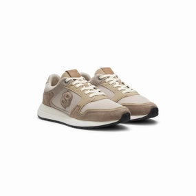 tear - resistant - fabric shoes Sunny Days Suede trainers with Double B monogram