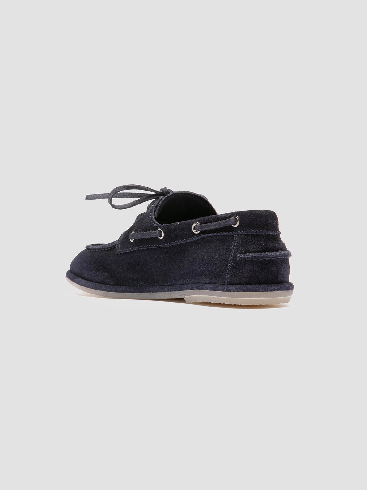 LOVE 101 - Blue Suede Boat Shoes Trendy Office Base Edge