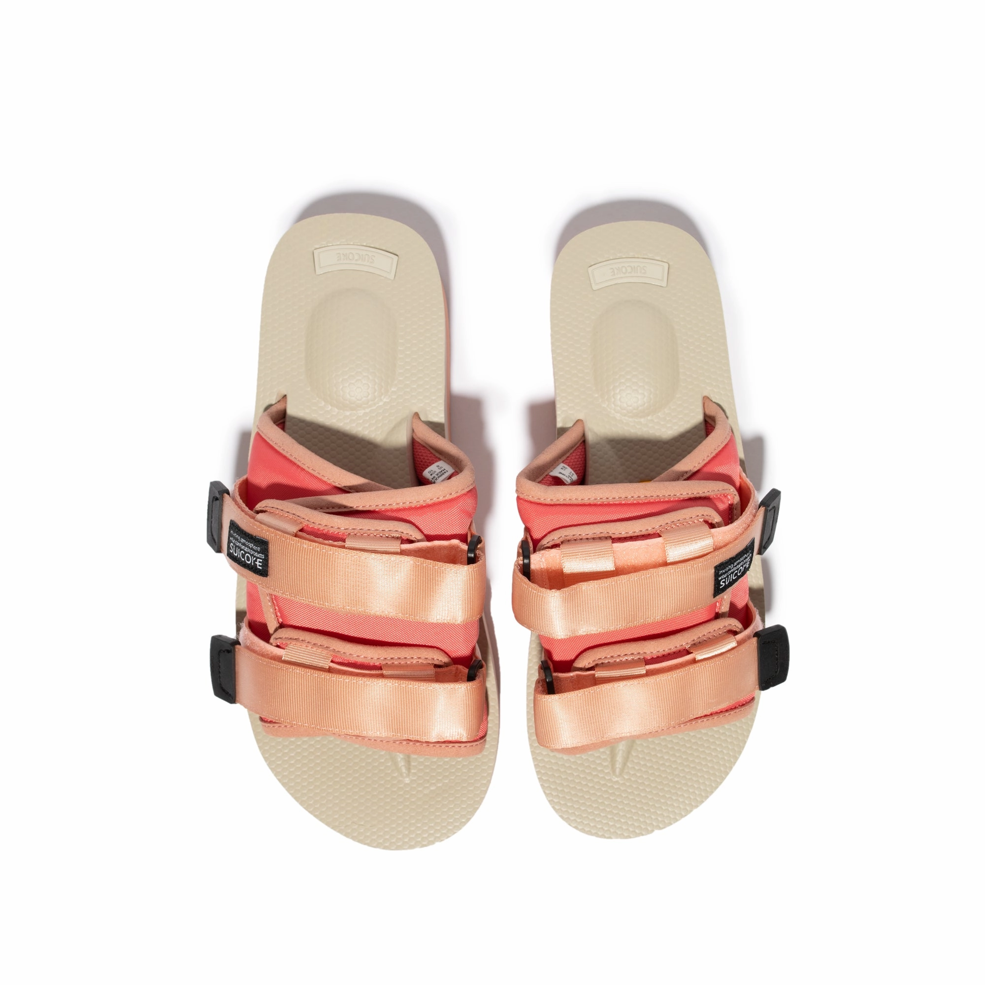 Suicoke MOTO-VPO Sandals Pink Supportive Walk
