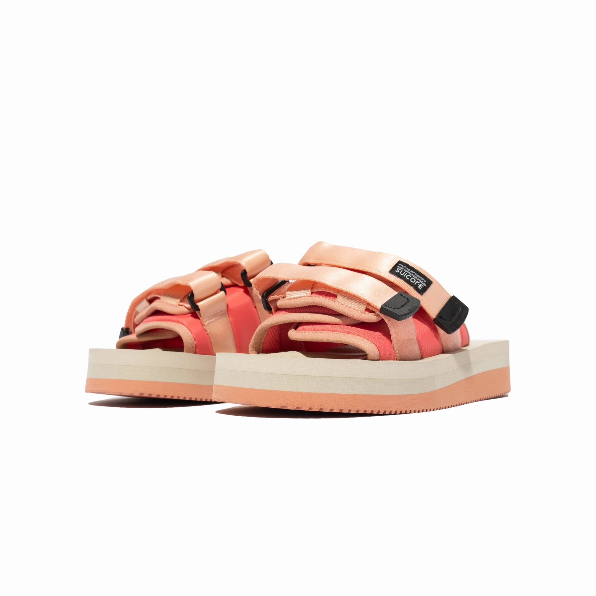 Single Strap Street Trend Suicoke MOTO-VPO Sandals Pink