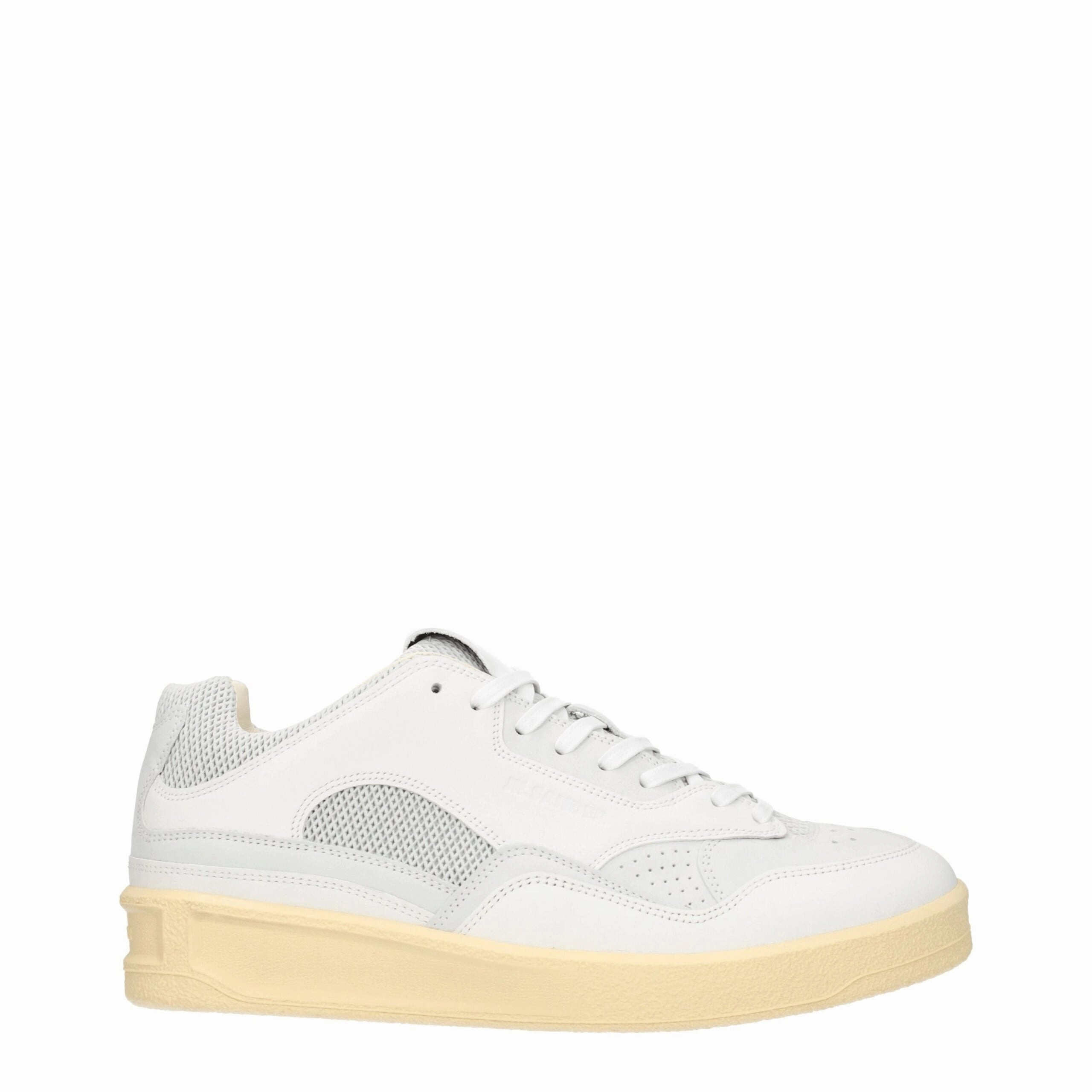 Jil Sander Leather Men's Sneakers fartlek running