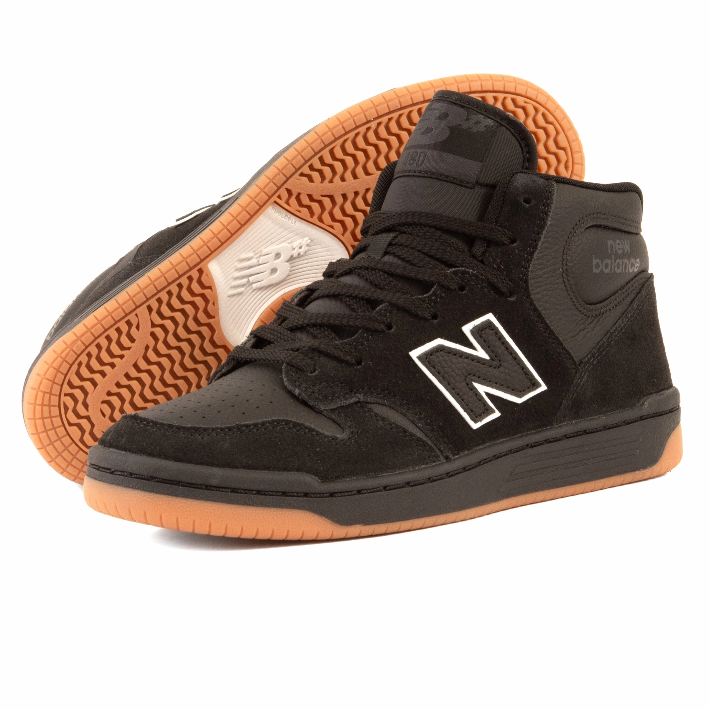 air - filled running gear Stylish New Balance - 480 HBG (Black/Gum)