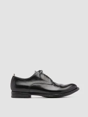 Smooth Grain ANATOMIA 012 - Black Leather Derby Shoes