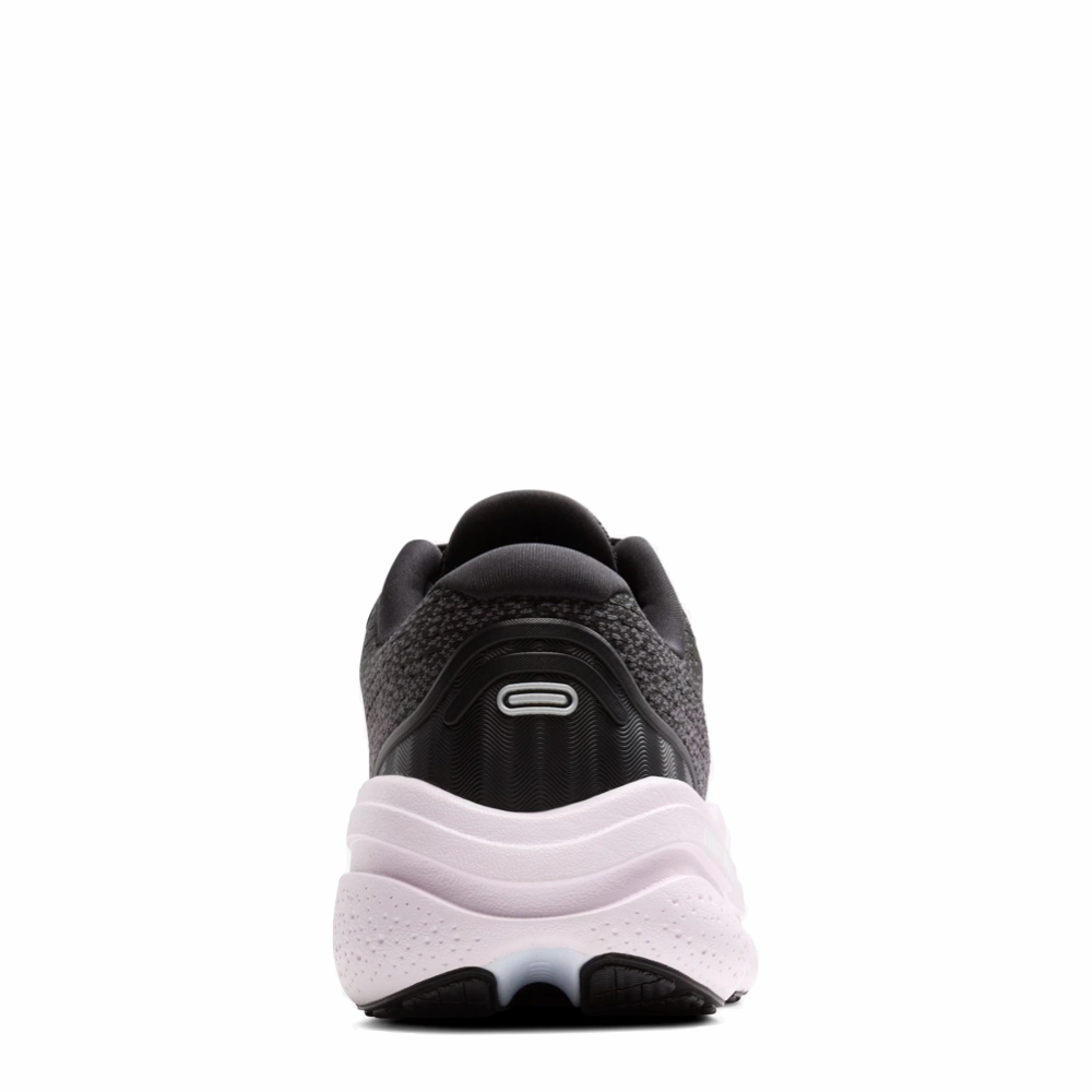 Wearable Style Brooks Women's Ghost Max 2 Sneaker in Black/White/Orchid Ice