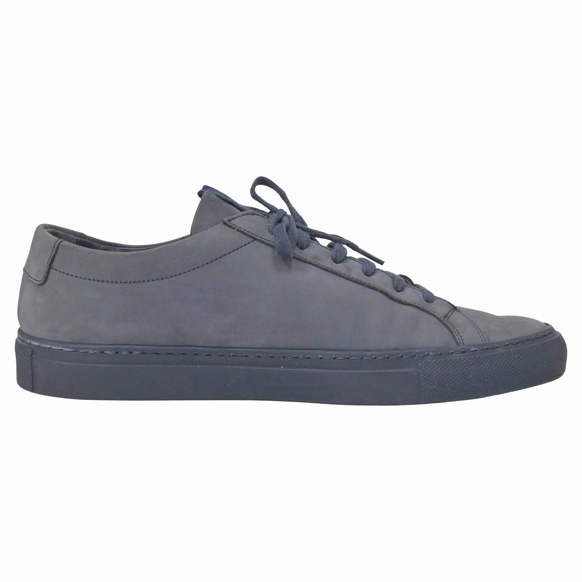 no - toe - spring shoes Common Projects Achilles Low Sneakers in Blue Suede
