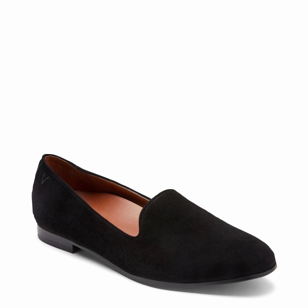 Prime Step Business Setting Vionic Women's Willa Slip On Suede Loafer in Black