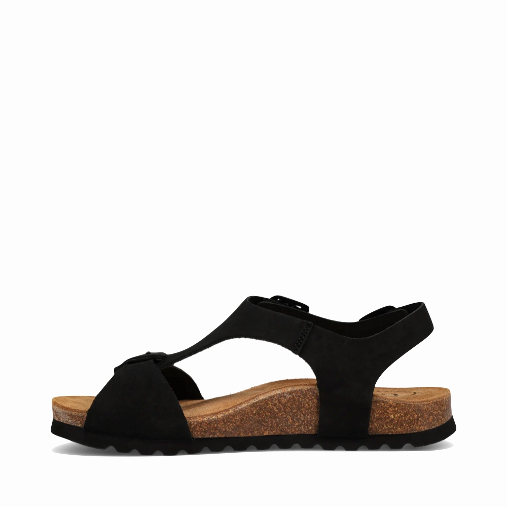 Taos Women's MVP Sandal in Black Suede Water Play Abrasion resistant