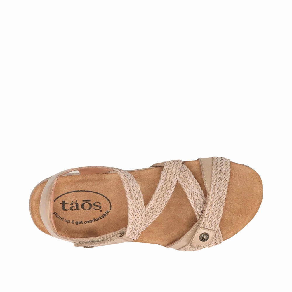 Arch Ease Taos Women's Trulie Strap Sandal in Stone