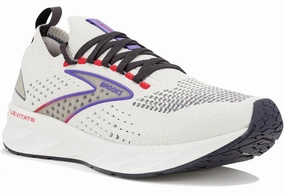 Breathable Upper Leather Material Brooks Levitate StealthFit 6 110397-1D-429 Mens US 10 Beige Running Shoes HAM201