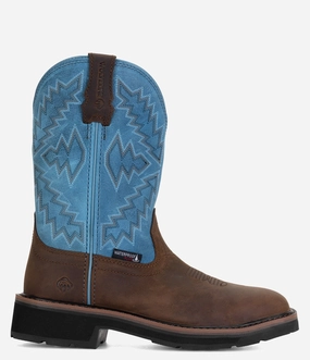 Wolverine Rancher Arrow Steel Toe Wellington Work Boot - Women Rugged Built Mountain Hike