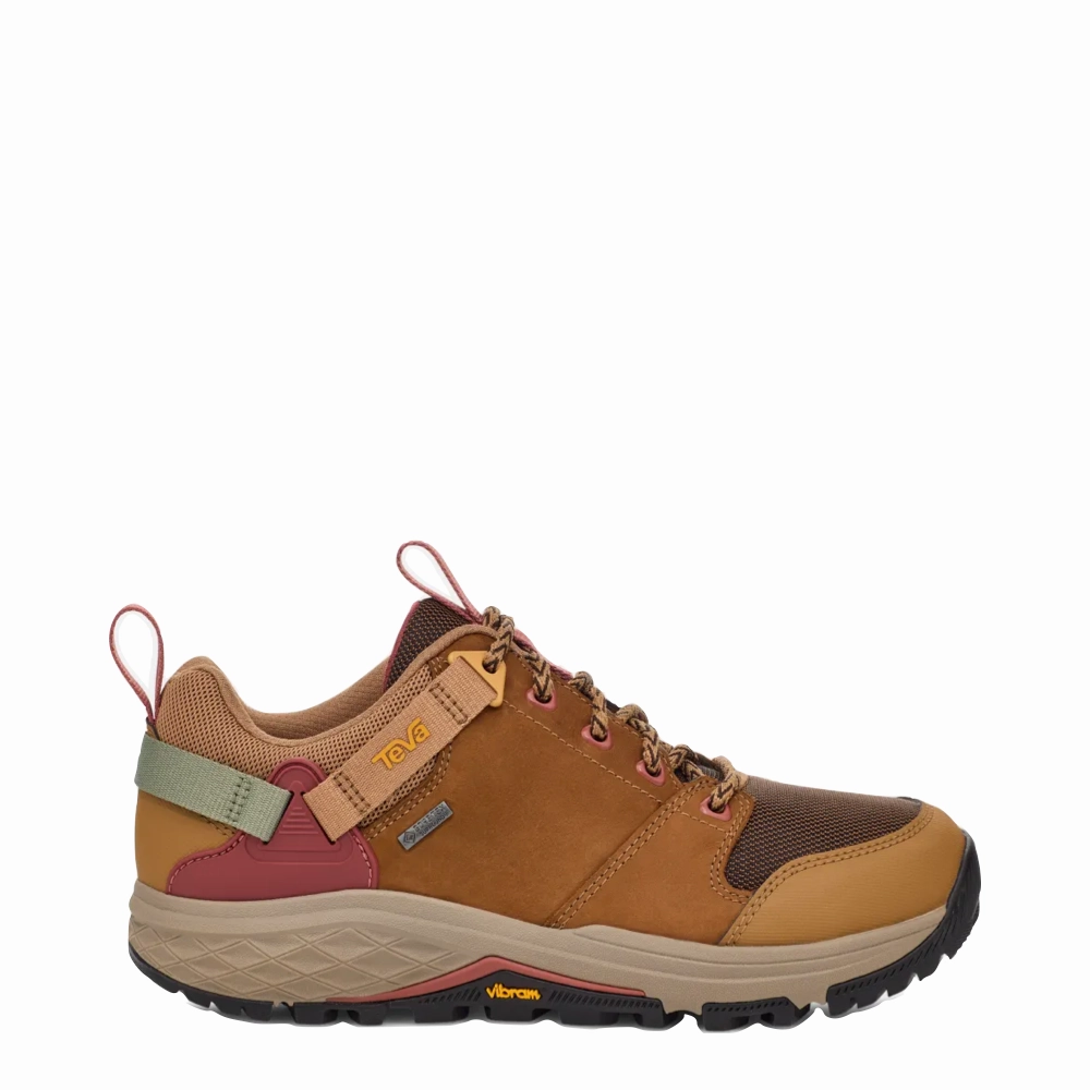 Trail Terrain Trail Protection Teva Women's Grandview GTX Low Hiker in Honey Brown