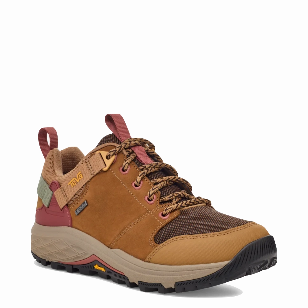 Teva Women's Grandview GTX Low Hiker in Honey Brown Anti-Slip Hiking