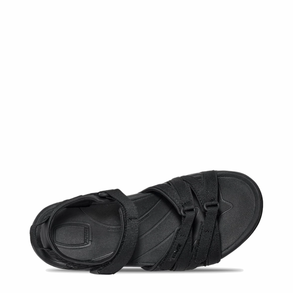 Teva Women's Tirra Web Waterproof Sandal in Black/Black Chic Durable