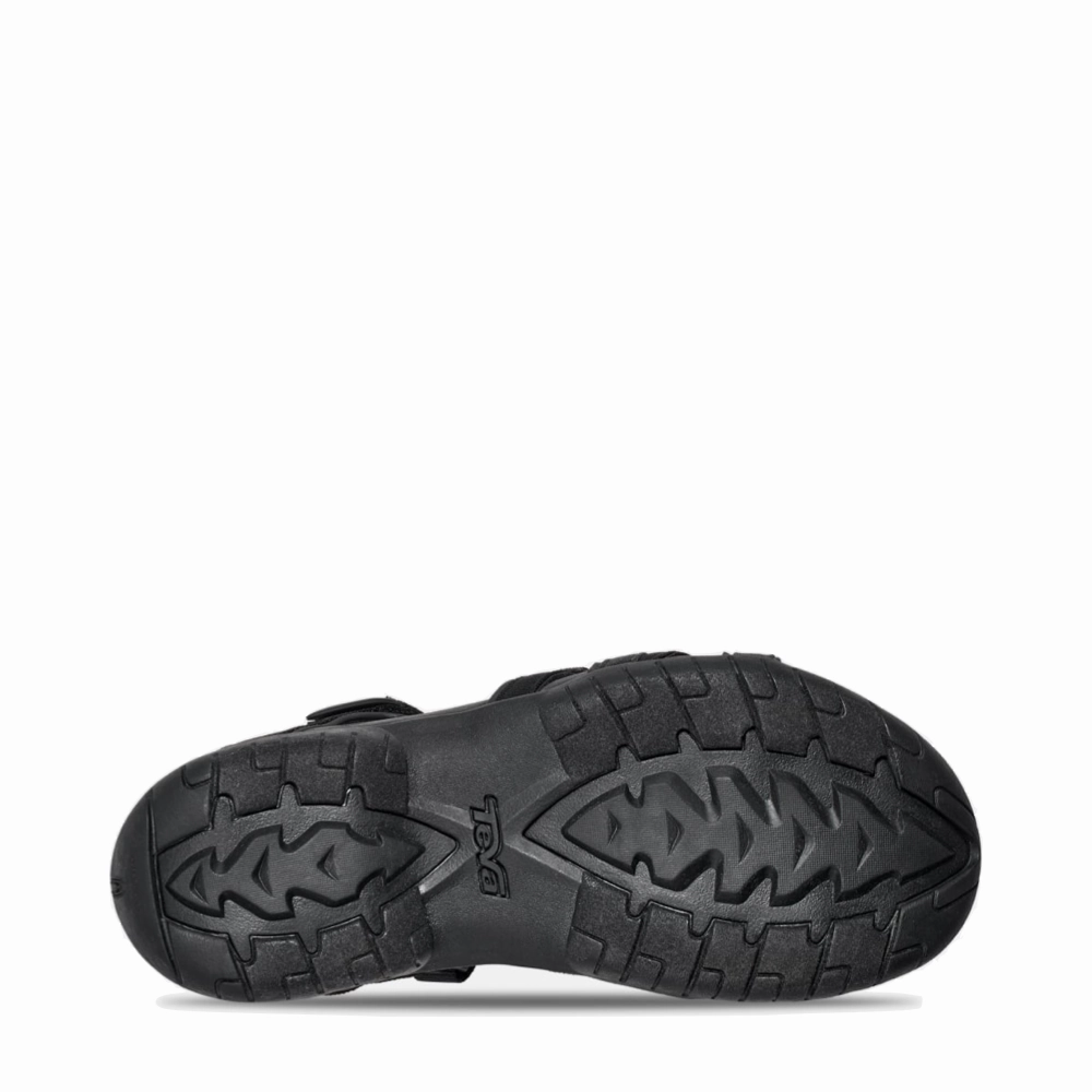 Sporty Outdoor Sandals Teva Women's Tirra Web Waterproof Sandal in Black/Black