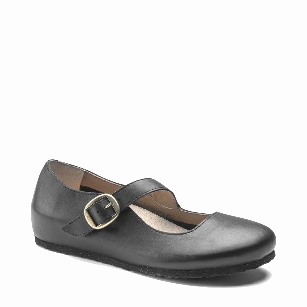 Birkenstock Women's Tracy Leather Mary Jane in Black Everyday Routine