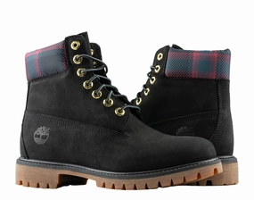 seasonal shoes Timberland 6-Inch Premium Waterproof Black Nubuck/Pink Men's Boots TB0A2FGA001