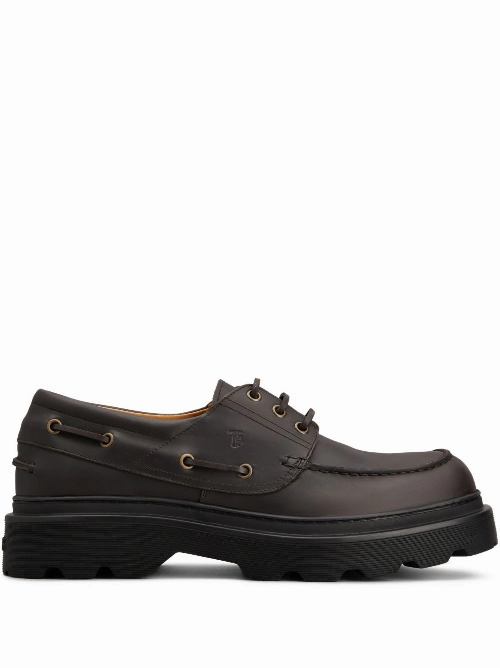 concrete shoes Tod's Men's Leather Boat Shoes