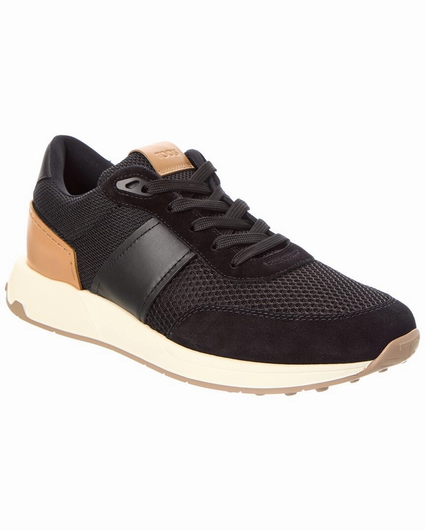 indoor gear TOD??s Mesh & Leather Sneaker