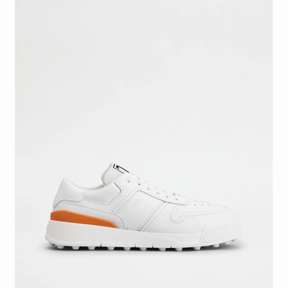 bright - colored running shoes Comfortable Sockliner Tod's Sneakers in Leather