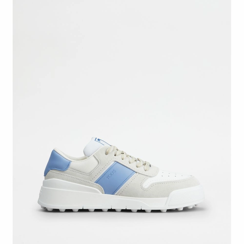indoor sports lover connected Tod's Sneakers in Suede and Smooth Leather