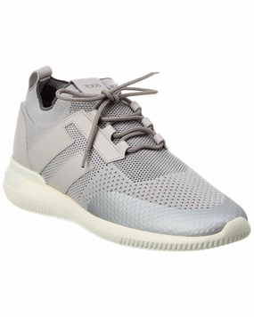 minimalist - design - elegance shoes cushioned fabric shoes TOD??s Sportivo Light Knit & Leather Sneaker