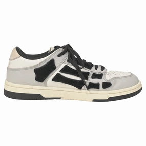 Amiri Skel Top Low Sneakers in White Leather high - top shoes