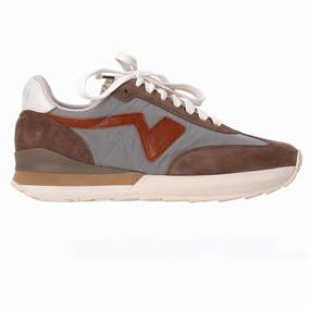 Visvim FKT Runner Sneakers in Brown Suede hill running Lace Up