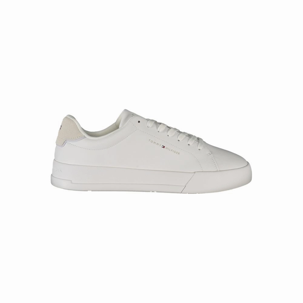 Tommy Hilfiger Leather Men Men's Sneaker cold weather running shoe situation dark shoes