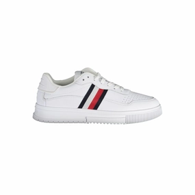 Tommy Hilfiger Leather Men Men's Sneaker seamless upper shoes anti - static shoes