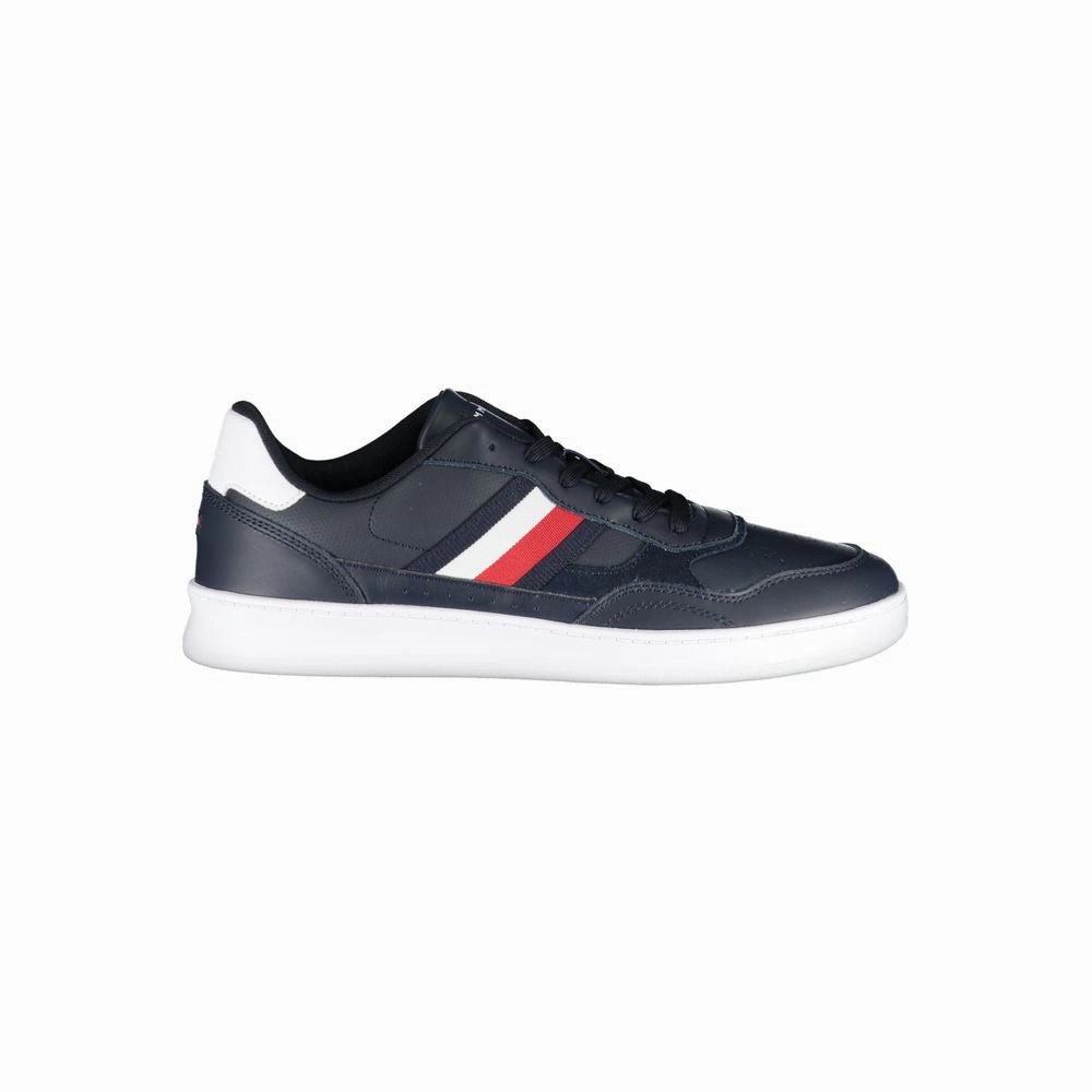running in a volleyball court area shoes Enhanced comfort Tommy Hilfiger Polyester Men's Sneaker
