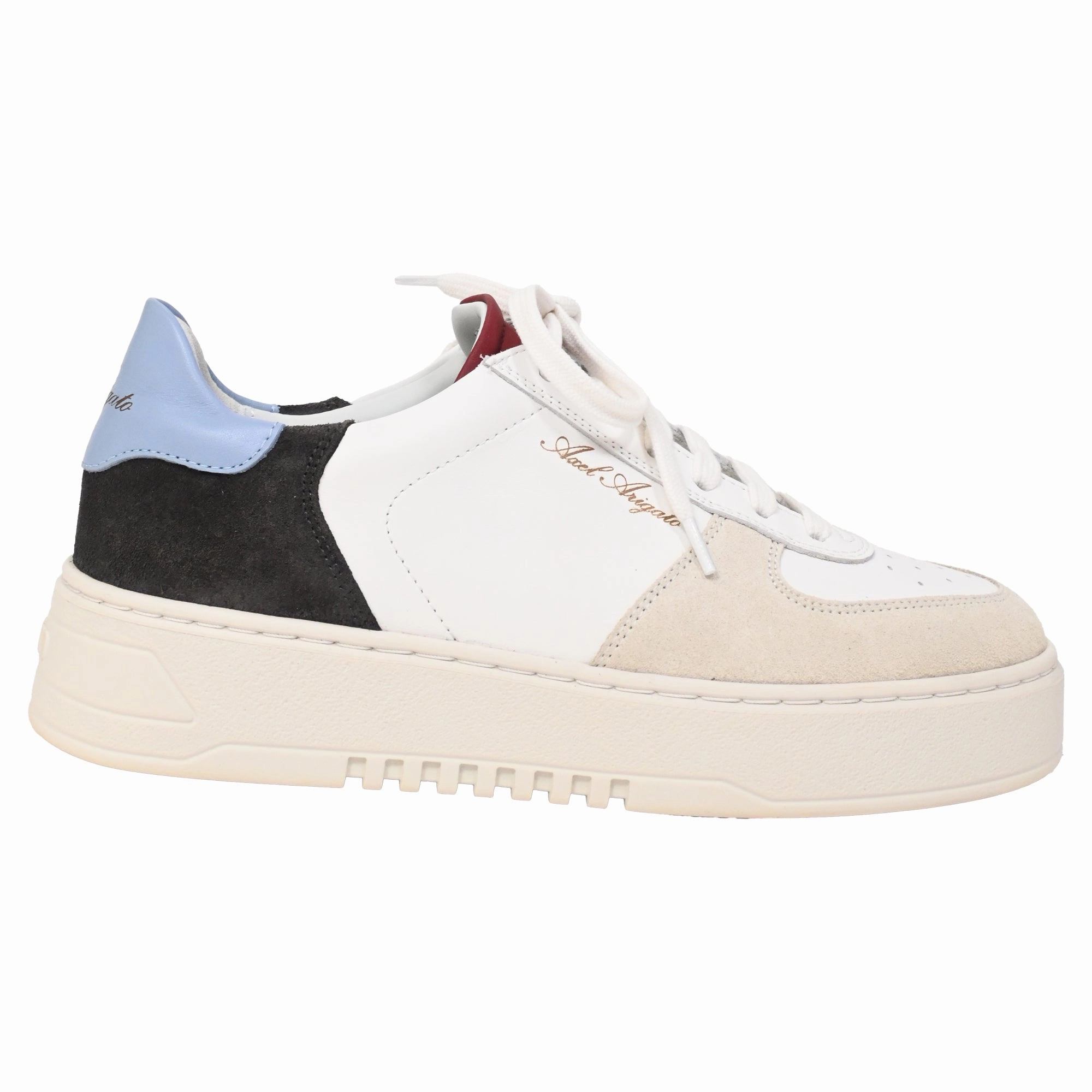 Kinetic - powered SlimFit Axel Arigato Orbit Patch Sneakers in Multicolor Leather
