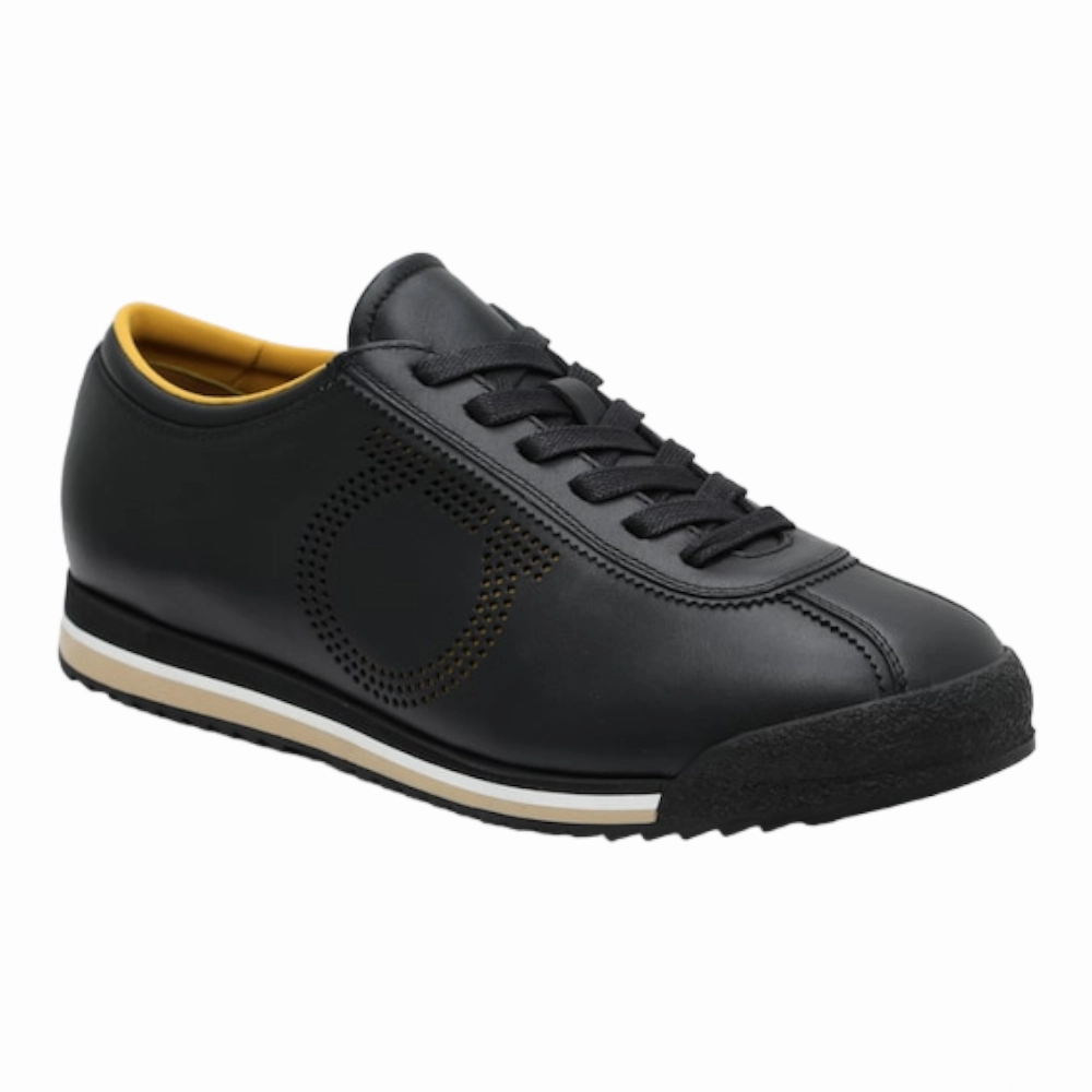 Casual running Comfortable Linings SALVATORE FERRAGAMO Spring Men's 726619 Black Sneaker