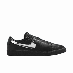 Men's Zoom Blazer Low X Dancer Skateboard Shoe In Black/metallic Silver-Black coastal high - performance footwear