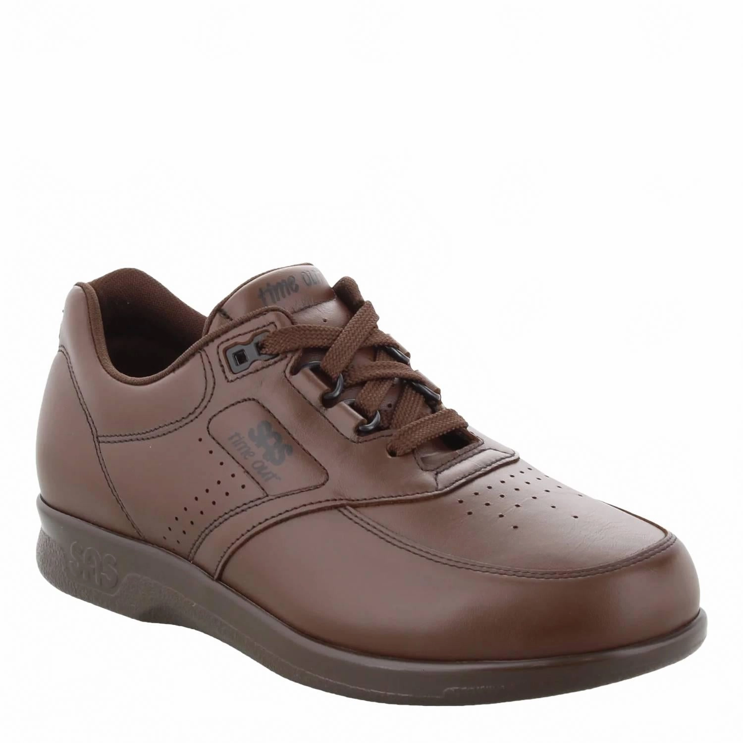 Men's Time Out Walking Shoe In Walnut Soft Insole