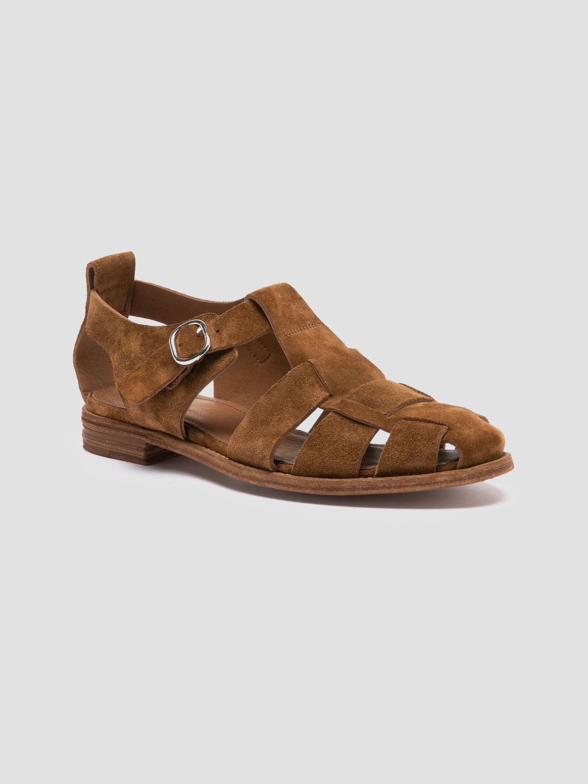 Indoor Use Chic Sporty Sandals LEXIKON 536 - Brown Suede Sandals