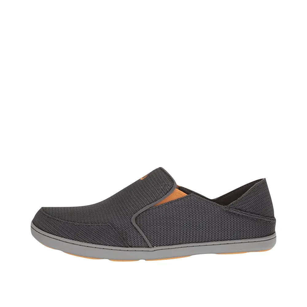 OluKai Men's Nohea Mesh Slip On in Dark Shadow Club Jog