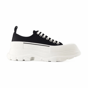 weight - conscious shoes Tread Slick Sneakers - Alexander Mcqueen - Canvas - Black