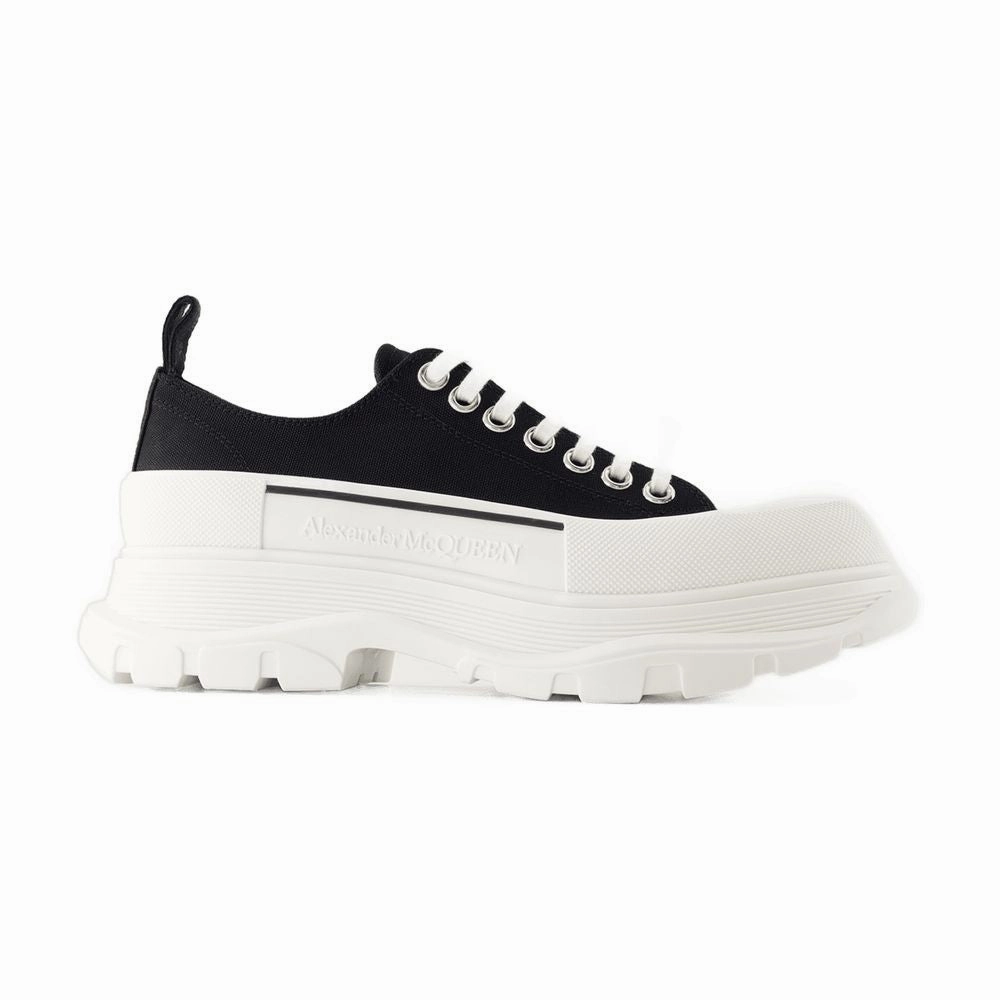 Tread Slick Sneakers - Alexander Mcqueen - Canvas - Black Training Sessions