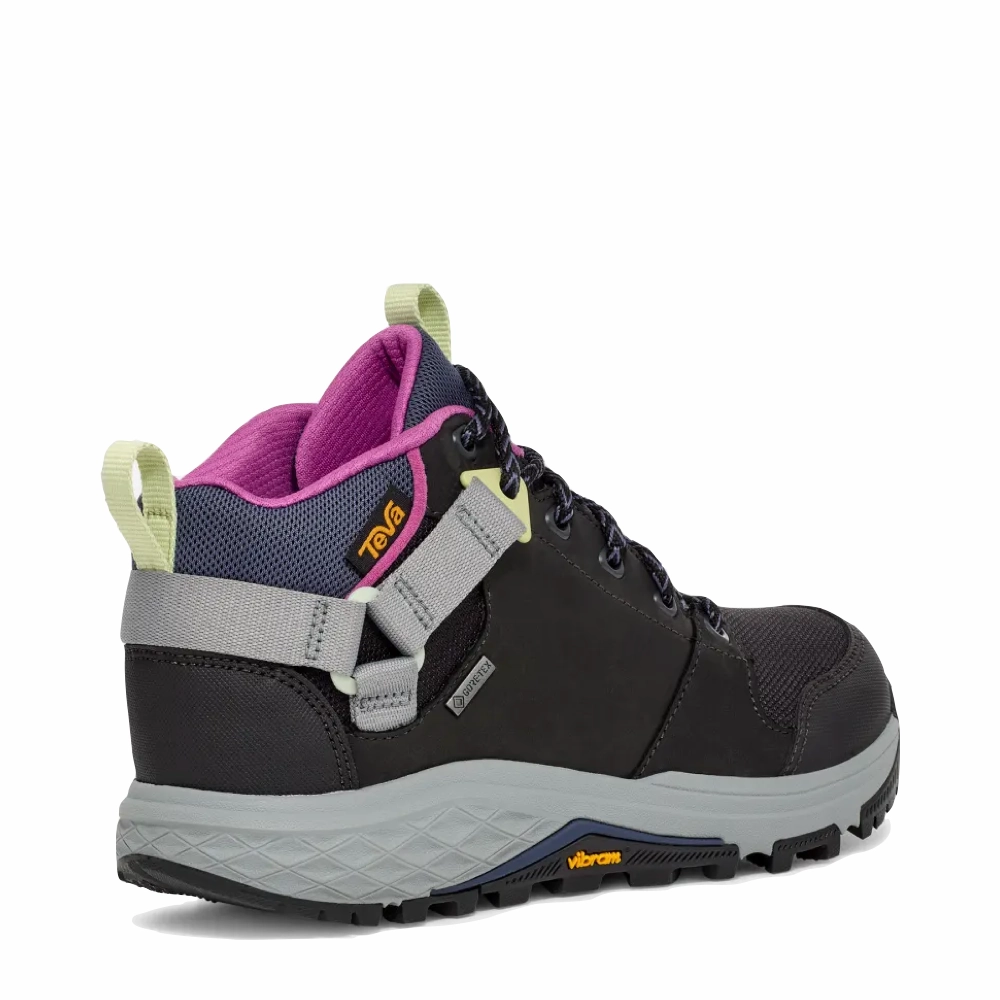Outdoor Adventure Boots Climb Path Teva Women's Grandview Mid GTX Waterproof Hiker in Caviar