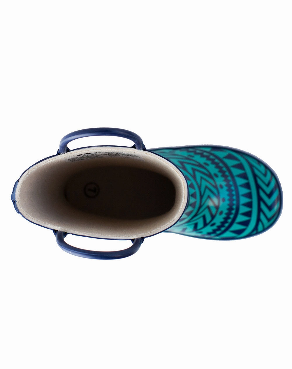 Comfort Boots Wear Tribal Loop Handle Rubber Rain Boots