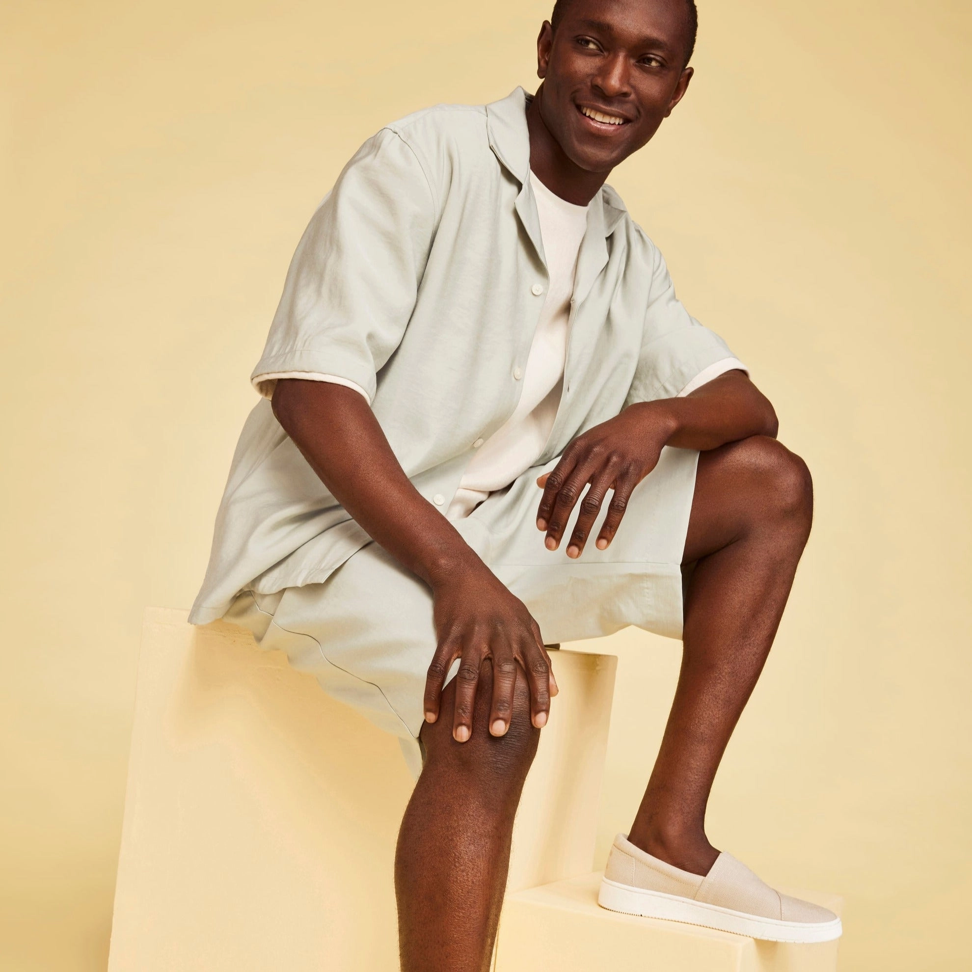 TRVL LITE Alpargata Cream Slip On Sneaker hybrid - material shoes