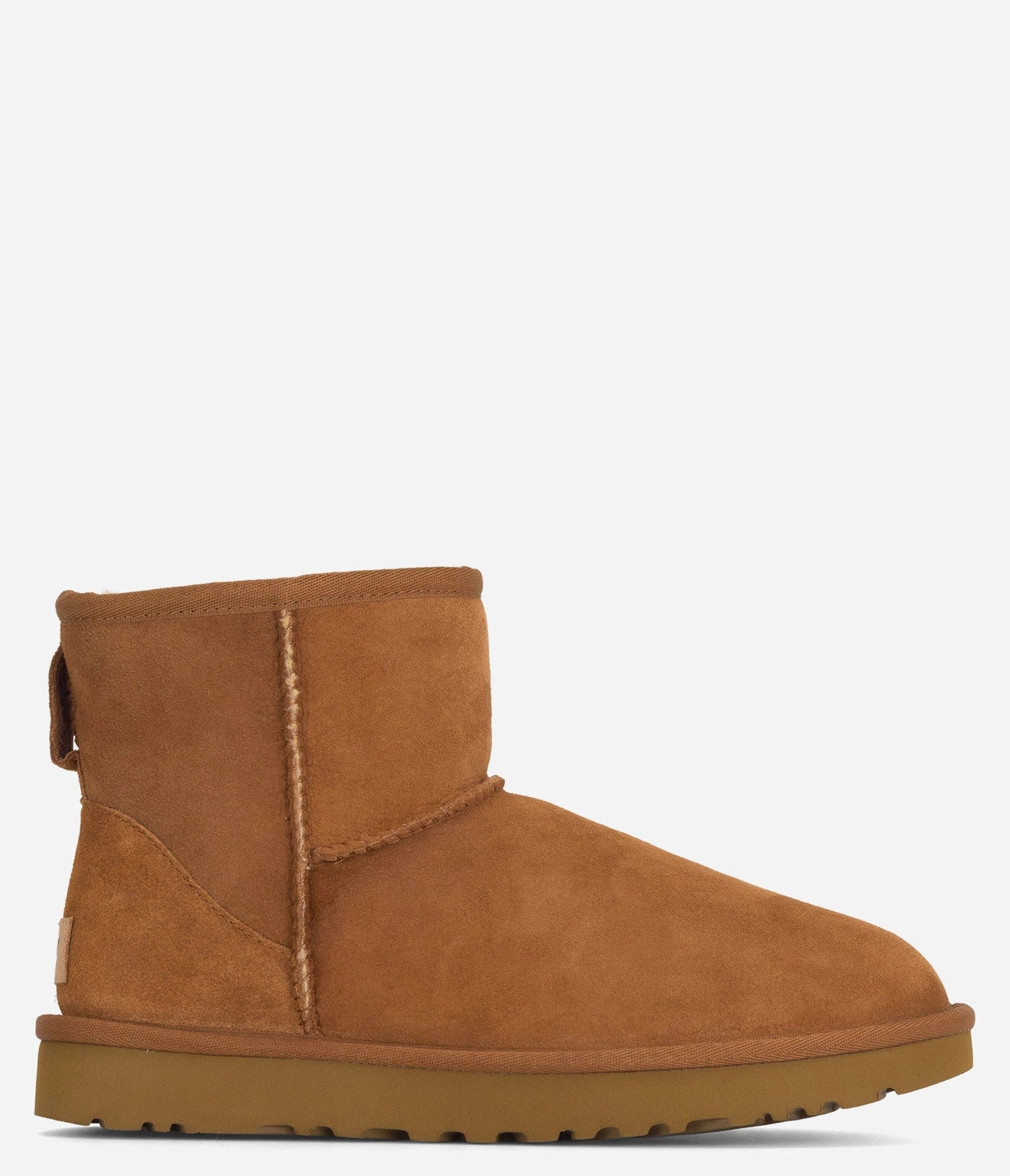 Flat Hard Stylish Step UGG Classic Mini II Sheepskin Boot - Women