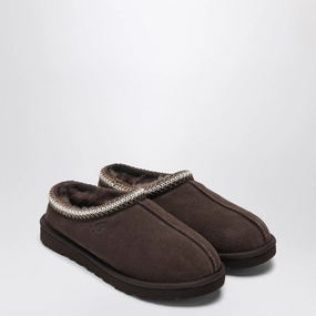 Ugg Men's Tasman Cocoa-Colou Eather Slip-Ons Comfort Breathability