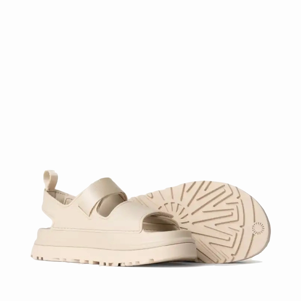 Ugg Women's GoldenGlow Platform Sandal in Sea Salt Practical Outdoor Shoes Casual Beach Sandals