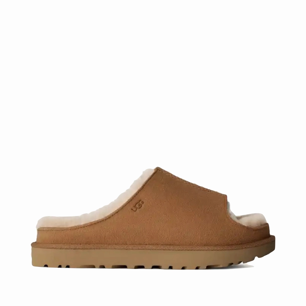 Ugg Women's Greenport Slide in Chestnut Ergonomic Shape
