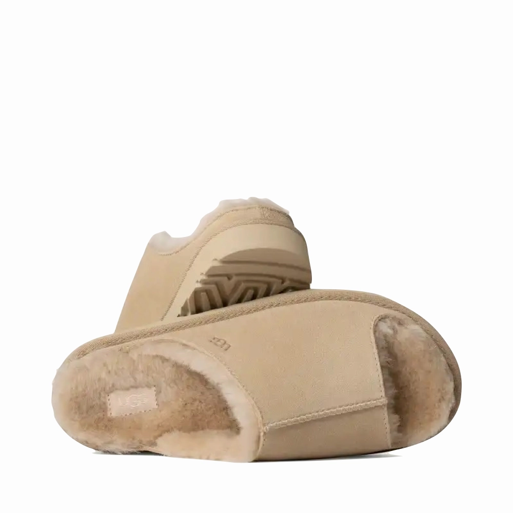 Ugg Women's Greenport Slide in Sand Slip Resistant slim fit