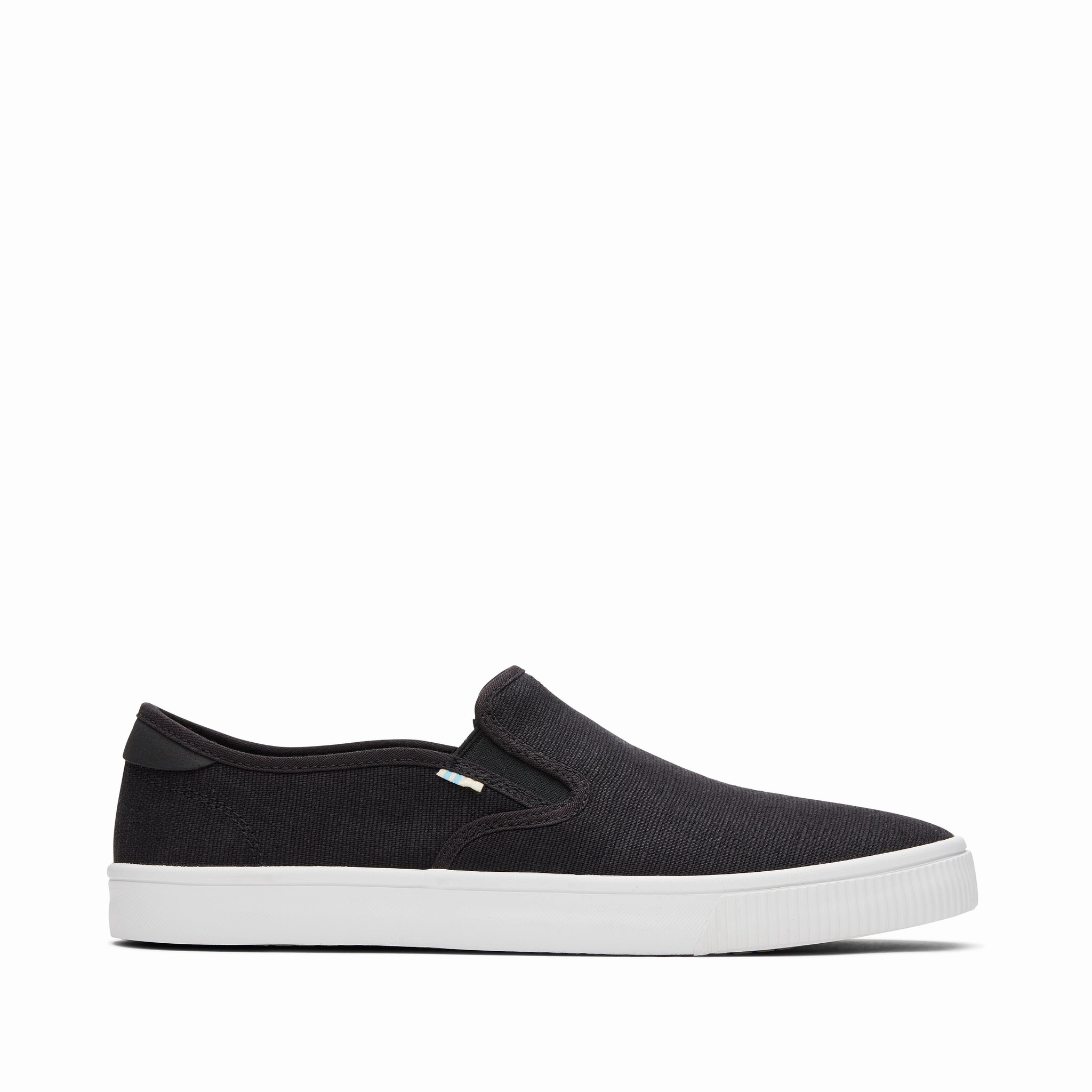Baja Black Heritage Canvas Slip On Sneaker frisbee shoes synthetic durability