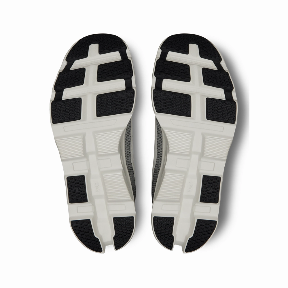 On Women's Cloudmonster 2 Sneaker in White/Frost Smooth Move