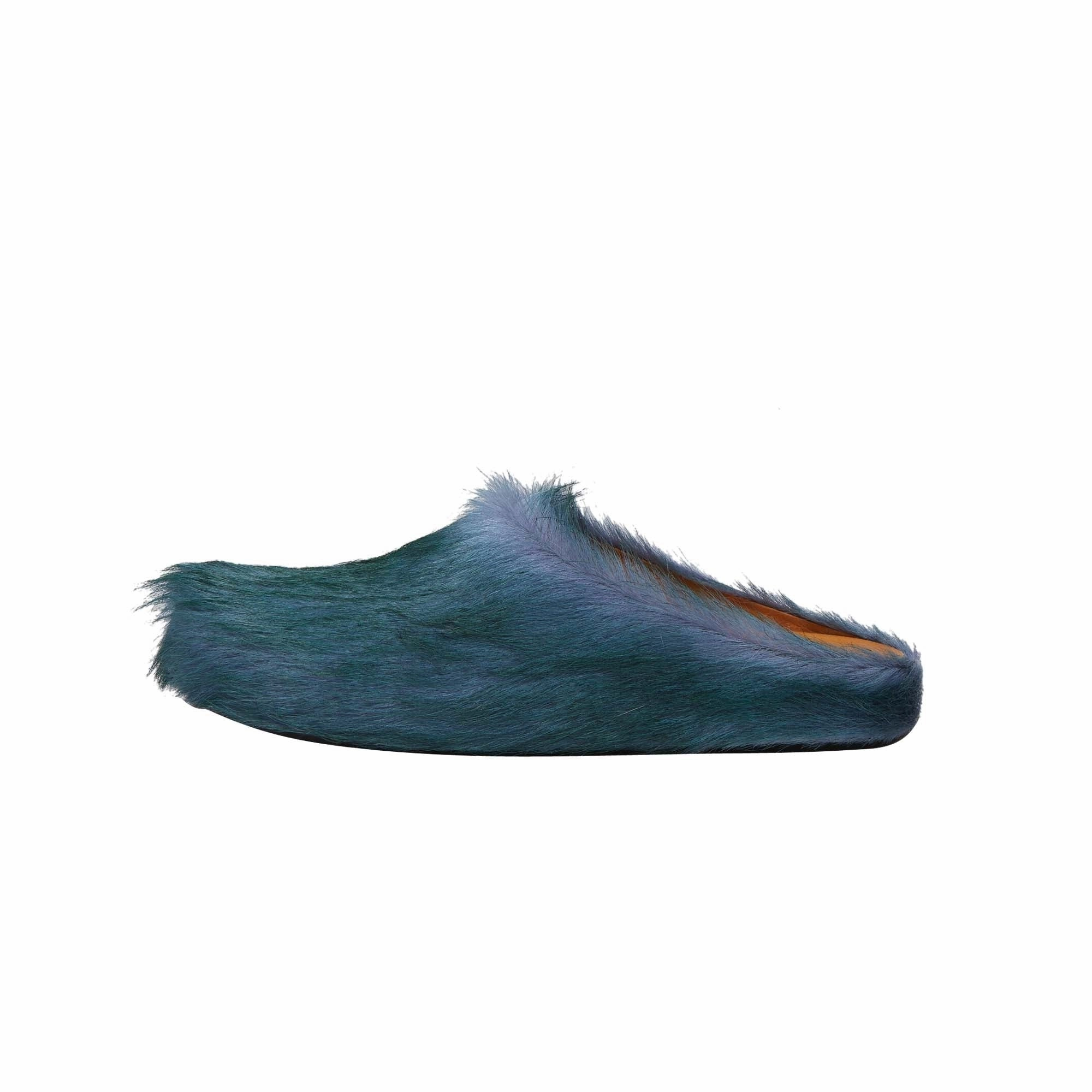 Marni Womens Long Hair Fussbett Sabot Mule Casual Walk Anytime Fit