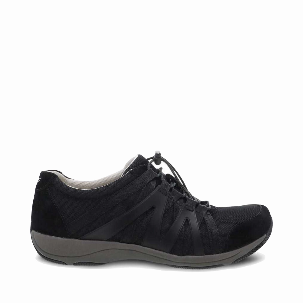 Dansko Women's Henriette Sneaker in Black Weekend Vibe Neutral Color